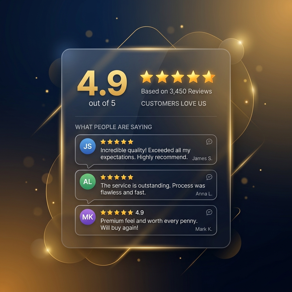 Local Search Reviews and Social Proof illustration